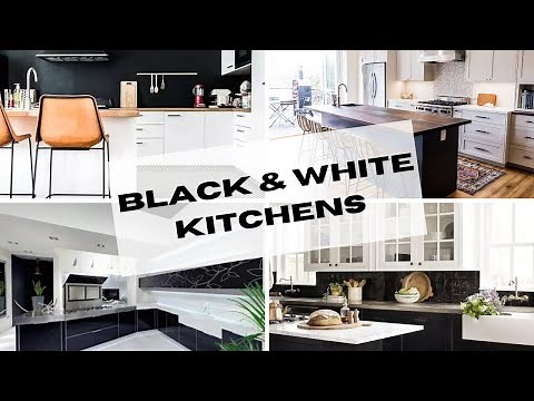 Striking Black & White Kitchen Design Ideas & Inspiration | Home Decor | And Then There Was Style
