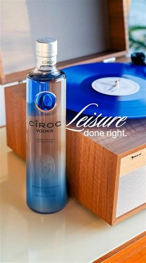 Redefine your leisure with a bottle of Cîroc Blue Dot Premium Vodka