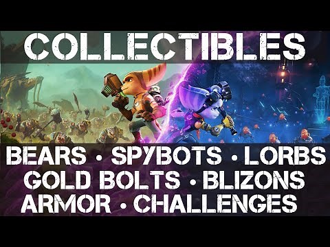 Ratchet & Clank Rift Apart All Collectible Locations (Bears, Bolts, Spybots, Lorbs, Armor, Blizons)