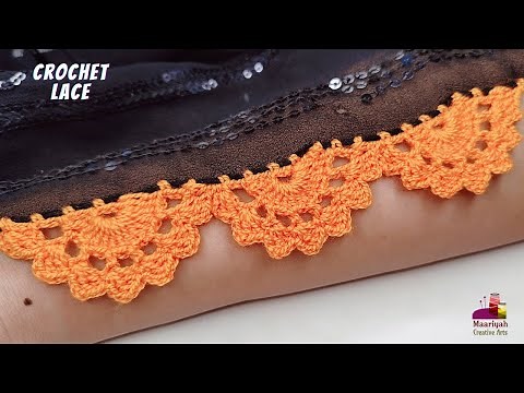 Crochet Edging in Simple Steps | Qureshia Design - 487