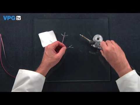 Tutorial: Soldering and Coating a CEA Strain Gage (Advanced Sensors Technology)