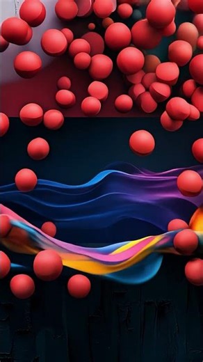 Modern Abstract Morphing Art | 4K Frame TV Wallpaper | Fluid Motion Art