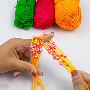 871K views · 1.9K reactions | Easy Bracelet Making Idea | How to Braid Bracelet with Beads | Aplect Creation | Facebook