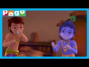 Little Krishna 🪈| Vrindavan Ka Sabse Tasty Maakhan! 😋 | Full Episode 🤩| #krishna | ‪@PogoChannel‬