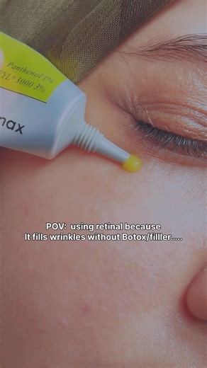 Retinal vs Wrinkles 😳 Botox Without Injection? #skincare #skincareroutine #beauty #shorts