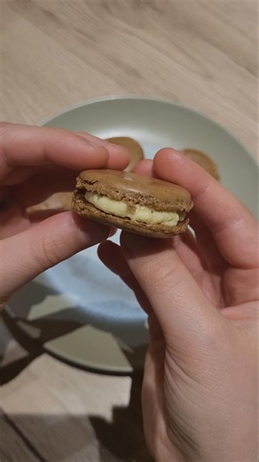Pistachio macarons !!! #delicious #dessert #fypシ゚viral #french #tasty #macarons