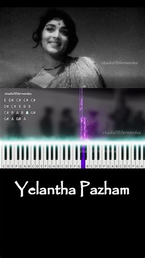 Yelantha Pazham Keyboard Cover | Piano Notes | Panama Pasama | Fernandez 2