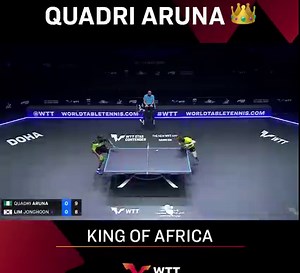 First ever African to break into the world TOP 10 on the #ITTFWorldRanking 😎👑 Congratulations to Quadri Aruna for accomplishing another history-making feat 👏 #WTT #TableTennis #QuadriAruna #Nigeria ITTF-Africa Quadri ARUNA | World Table Tennis