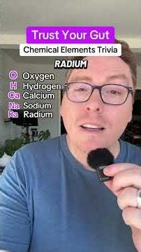 Chemical Elements Trivia Quiz #trivia #science #quiz