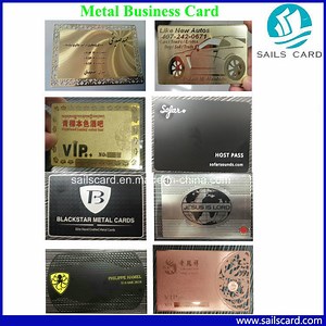 [Hot Item] Factory Wholesale Multiple Model Cheap Metal Card Business Metal ID Card for Your Choice