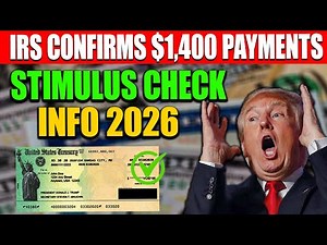 IT’S REAL! IRS Sending $1,400 Payments NOW in 2026 | Who Qualifies, Arrival Dates & Scam Warnings
