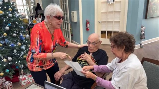 Resident had an early morning Christmas music rehearsal and we can’t for the finale! | Arietta