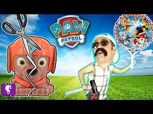 HobbyGrit CUTS Open PAW PATROL Surprise Toys! Reviews with HobbyKidsTV