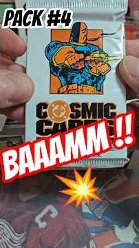 J'AI SORTI L'HOLOGRAMME DE DEATHSTROKE ! 😱 DC Cosmic Cards 1991 (Pack Opening)