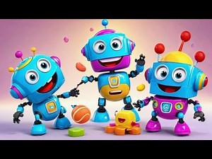 Robot’s Tickly Tickle Show – 3D Animated Nursery Rhyme for Kids | Fun Baby Song