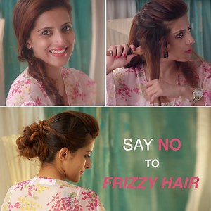 Say GOODBYE to your frizzy hair problems with these simple DIY tips and get back your HEALTHY & SHINY tresses! | Glamrs