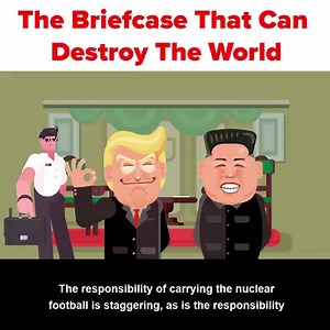 What is actually inside the nuclear football briefcase? How does the president of the united states use the nuclear football? Does the army or the military control the nuclear football or is it only the president? | The Infographics Show