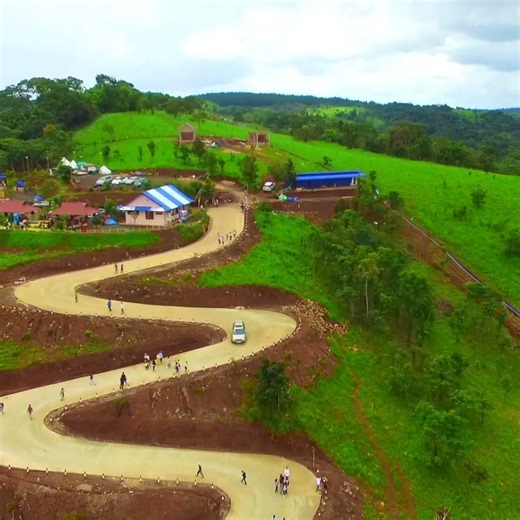 Epic Drone View of Love Mountain 🇰🇭❤️🌄