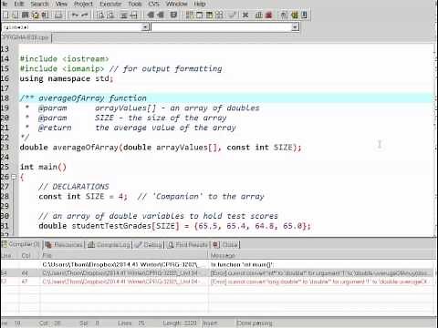 Passing a Array to a Function Template in C++