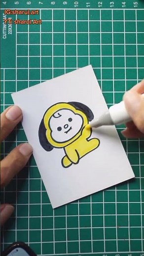 Drawing Chimmy BT21 | menggambar chimmy