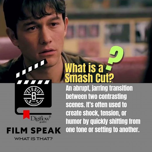 🎬 Filmspeak: What is a Smash Cut? ⚡