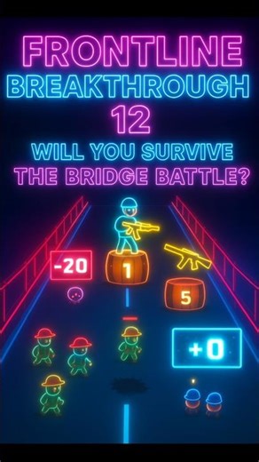 🔥 Frontline Breakthrough 12: Can You Survive the Bridge Battle? 💀 #shorts #gaming #lastwar #viral