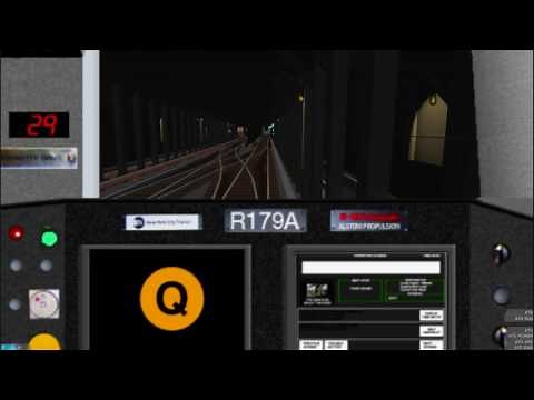 OpenBVE ►R179 | Q | 57 St to Prospect Park!◀