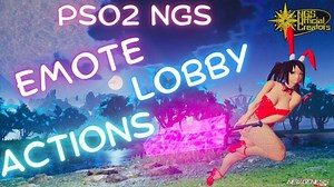 [PSO2 NGS] 918: UfAW: Sword Skills Emote Lobby Action 918「異世界おじさん：剣技」