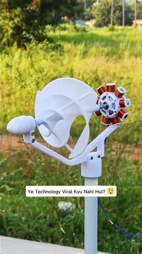 This Spiral Wind Turbine Could Eliminate Your Electricity Bill! ⚡😱 | Wind Energy Technology #shorts