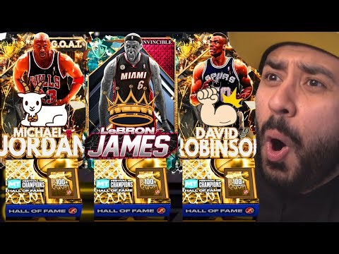 CRAZIEST PACK OPENING! I Opened 3 New Hall of Fame Boxes to Pull GOATs/Invincibles! NBA 2K25 MyTeam