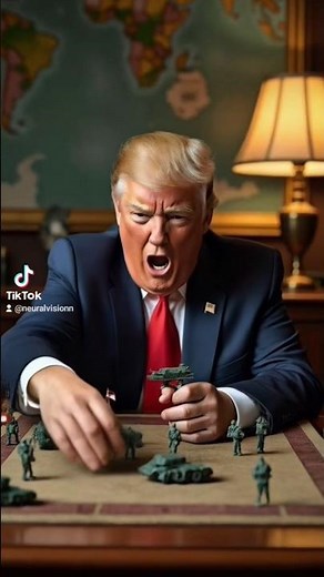 Trump's Toy Army in Battle #trump #ai #army #battle #america #toys #action