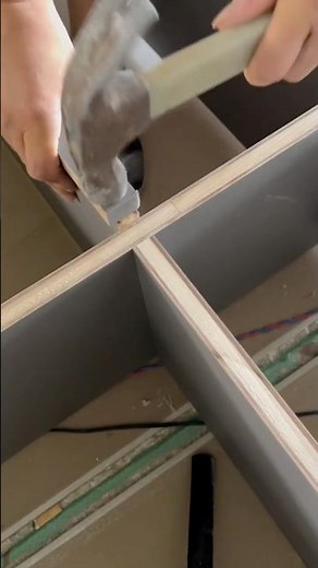 DIY Wooden Cabinet Shelf Assembly | Install and Join Divider Layers Easily