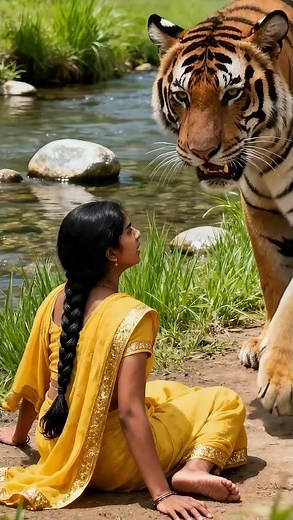 Dramatic Wildlife Rescue – Women Risks His Life to Save a Tiger #rescue #animals #wildliferescue