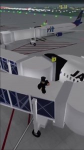 Roblox cabin crew simulator am on top of the Airplane ✈️