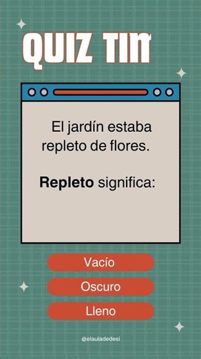 🧠 ¿Conocías el significado de estas palabras?