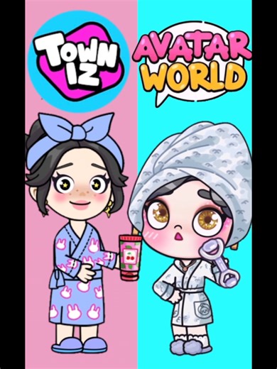 🧊💄 part.8 avatarworld vs towniz #pazu #avatarworld #tocaworld #townizgame #jogo