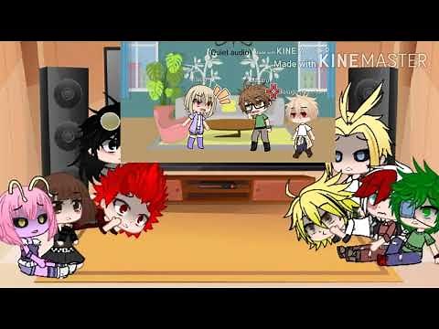 MHA/BNHA reacts to Bakugo singing