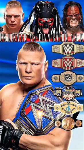 WWE Title Comparison 2026 🏆 | Brock Lesnar vs Finn Bálor vs Kane #wwe #shorts