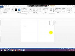 How to make a Post Card in Word Part 1
