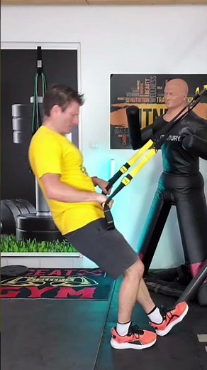 Biceps triceps with posture support and core strengthening, TRX