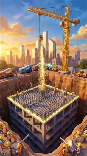 Building a Shopping Mall From Scratch in 50 Seconds 🏗️ | 3D Cartoon Timelapse