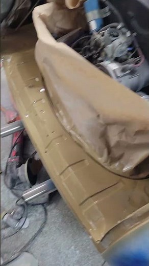 Fresh Paint Reveal! 1968 Karmann Ghia Engine Bay Restoration