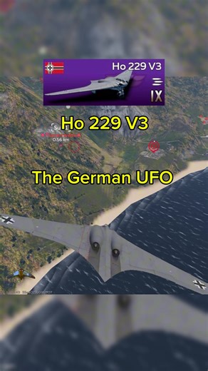 Ho 229 V3 Tue German UFO🇩🇪#warthunder #warthundertiktok #warthundermobile #viral #fyp
