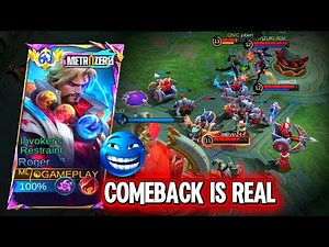 COMEBACK IS REAL!! ROGER BEST BUILD 2025 JUNGLE - TOP GLOBAL ROGER!! - MUST TRY - MLBB