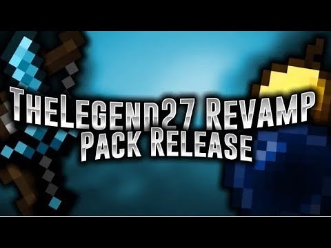 TheLegend27 Revamp Minecraft BEST UHC/PVP 1.8.9 Texture Pack Review + Gameplay