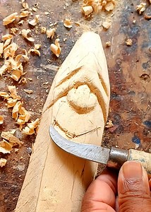 Easy Wood Carving Art #woodcarving #art #face #wood #woodwork | UP wood art