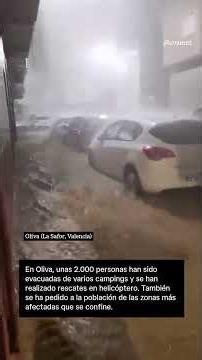 💧 Valencia y Alicante afectada por la DANA Adam