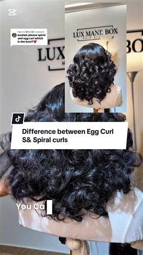 Understanding Egg and Spiral Curls for Your Hair