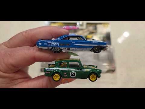 Hot Wheels Car Culture Ford '64 Custom Galaxy '67 Ford Anglia Racer Un-Carding Unboxing Show & Tell!