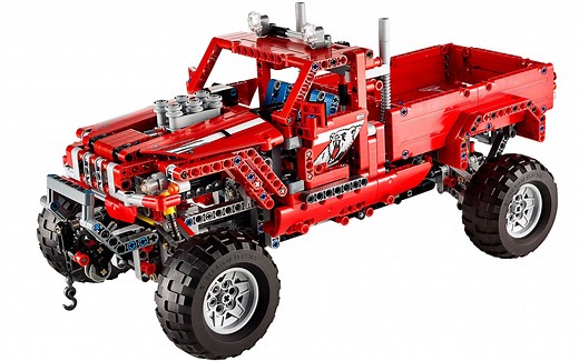 乐高 LEGO 42029 科技机械组 红色四轮越野皮卡车 2014速拼评测